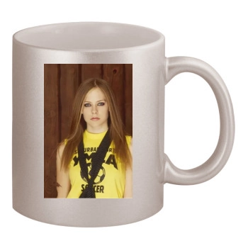 Avril Lavigne 11oz Metallic Silver Mug