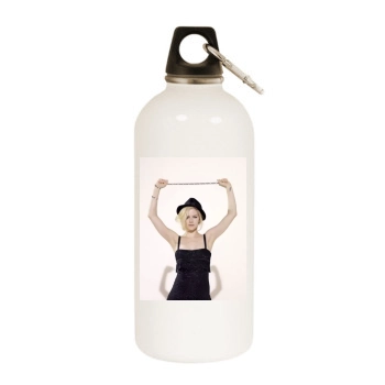 Avril Lavigne White Water Bottle With Carabiner