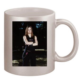 Avril Lavigne 11oz Metallic Silver Mug