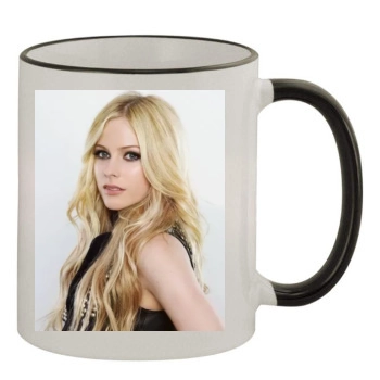 Avril Lavigne 11oz Colored Rim & Handle Mug