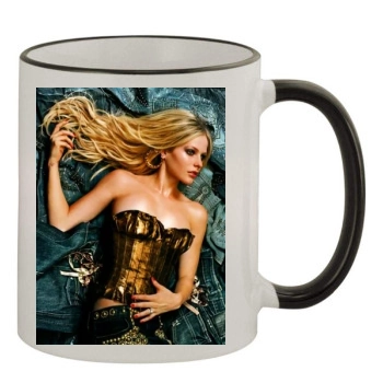 Avril Lavigne 11oz Colored Rim & Handle Mug