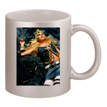 Avril Lavigne 11oz Metallic Silver Mug