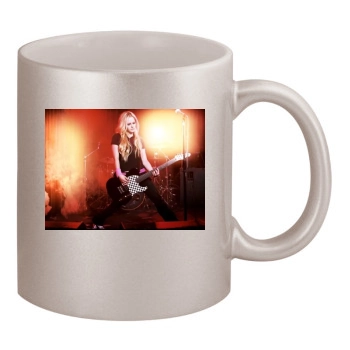 Avril Lavigne 11oz Metallic Silver Mug