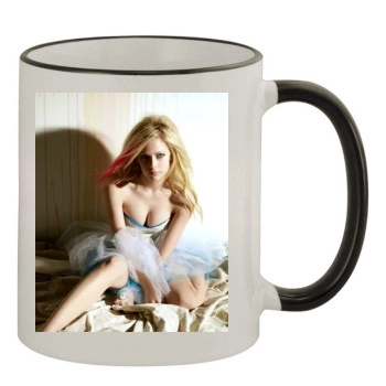 Avril Lavigne 11oz Colored Rim & Handle Mug