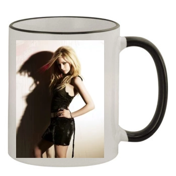 Avril Lavigne 11oz Colored Rim & Handle Mug