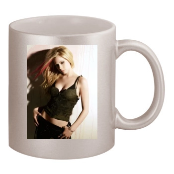 Avril Lavigne 11oz Metallic Silver Mug