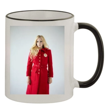 Avril Lavigne 11oz Colored Rim & Handle Mug