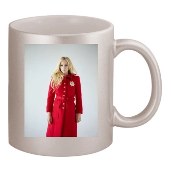 Avril Lavigne 11oz Metallic Silver Mug