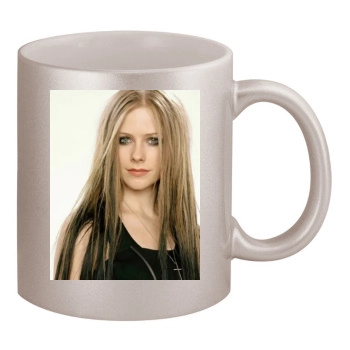 Avril Lavigne 11oz Metallic Silver Mug