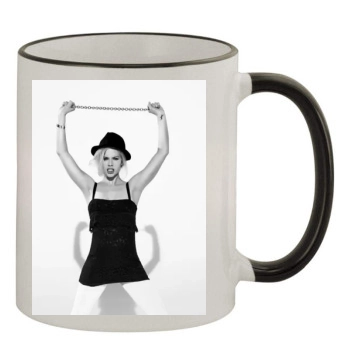 Avril Lavigne 11oz Colored Rim & Handle Mug