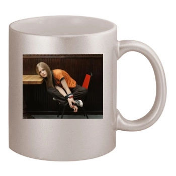 Avril Lavigne 11oz Metallic Silver Mug