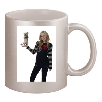 Avril Lavigne 11oz Metallic Silver Mug