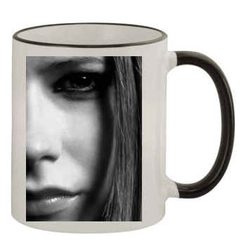 Avril Lavigne 11oz Colored Rim & Handle Mug