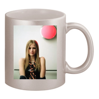 Avril Lavigne 11oz Metallic Silver Mug