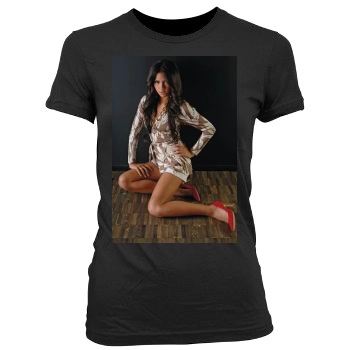 Cassie Ventura Women's Junior Cut Crewneck T-Shirt