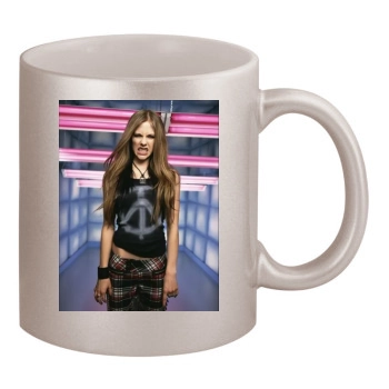 Avril Lavigne 11oz Metallic Silver Mug