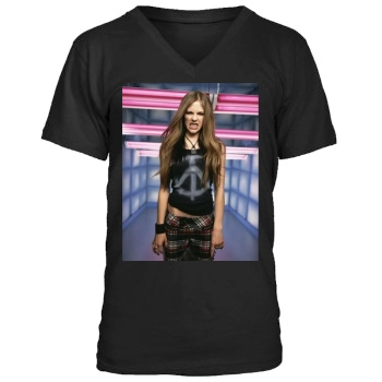 Avril Lavigne Men's V-Neck T-Shirt