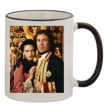 Catherine Zeta-Jones 11oz Colored Rim & Handle Mug