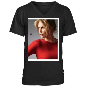 Charlize Theron Men's V-Neck T-Shirt