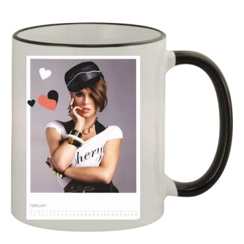 Cheryl Cole 11oz Colored Rim & Handle Mug