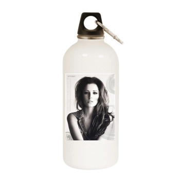 Cheryl Cole White Water Bottle With Carabiner