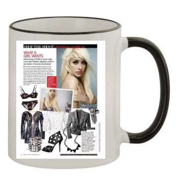 Christina Aguilera 11oz Colored Rim & Handle Mug