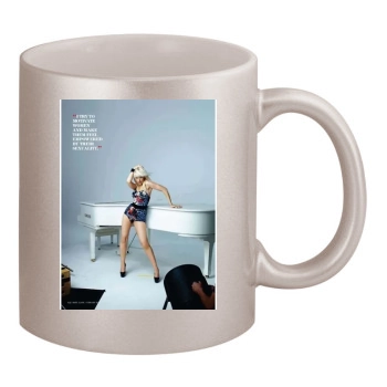 Christina Aguilera 11oz Metallic Silver Mug