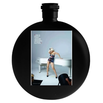 Christina Aguilera Round Flask