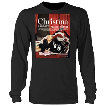 Christina Aguilera Men's Heavy Long Sleeve TShirt