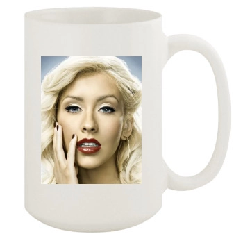 Christina Aguilera 15oz White Mug