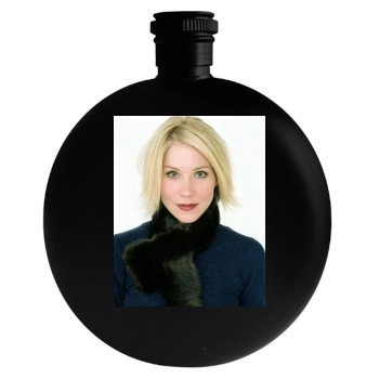 Christina Applegate Round Flask