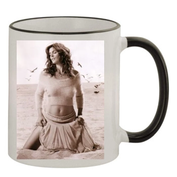 Cindy Crawford 11oz Colored Rim & Handle Mug