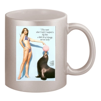 Cindy Crawford 11oz Metallic Silver Mug