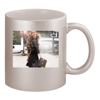 Cinthia Moura 11oz Metallic Silver Mug