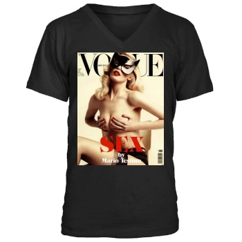 Claudia Schiffer Men's V-Neck T-Shirt