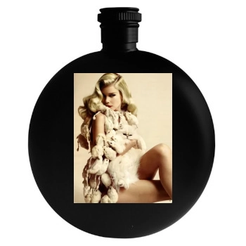 Claudia Schiffer Round Flask