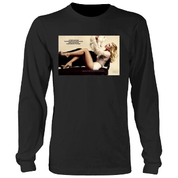 Claudia Schiffer Men's Heavy Long Sleeve TShirt