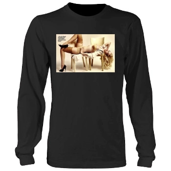 Claudia Schiffer Men's Heavy Long Sleeve TShirt