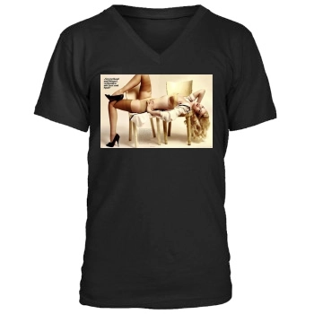 Claudia Schiffer Men's V-Neck T-Shirt