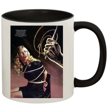 Claudia Schiffer 11oz Colored Inner & Handle Mug