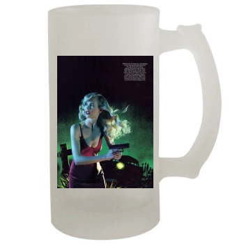 Claudia Schiffer 16oz Frosted Beer Stein