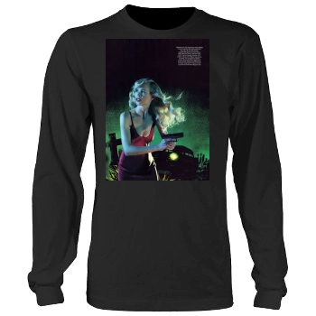 Claudia Schiffer Men's Heavy Long Sleeve TShirt