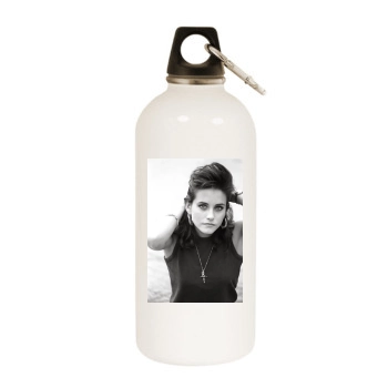 Courteney Cox White Water Bottle With Carabiner