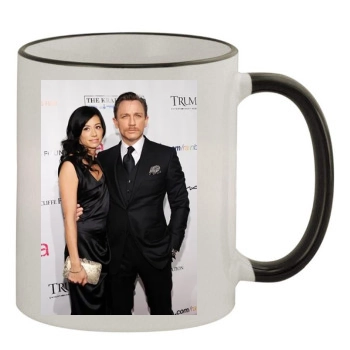 Daniel Craig 11oz Colored Rim & Handle Mug