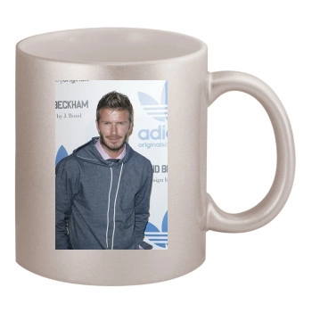 David Beckham 11oz Metallic Silver Mug