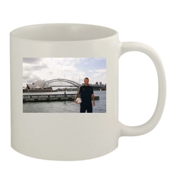 David Beckham 11oz White Mug