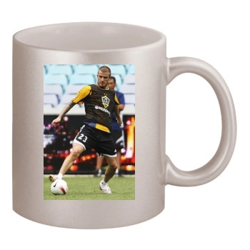 David Beckham 11oz Metallic Silver Mug