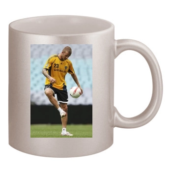 David Beckham 11oz Metallic Silver Mug