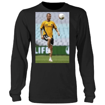 David Beckham Men's Heavy Long Sleeve TShirt