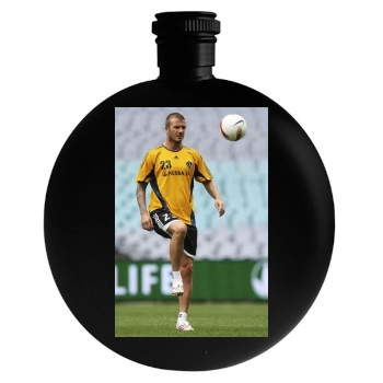 David Beckham Round Flask